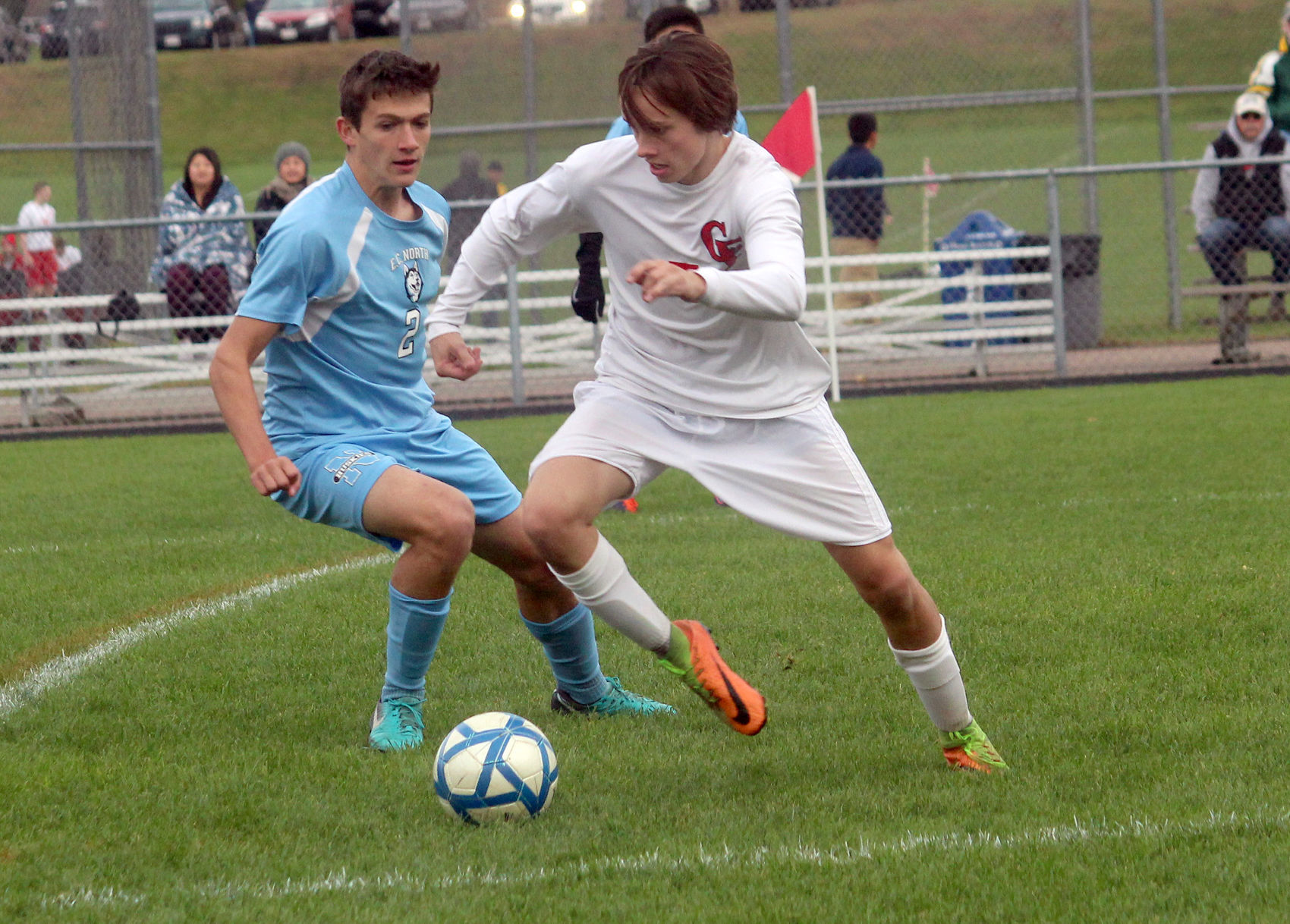 Chi-Hi boys soccer at Eau Claire North boys soccer 10-4-18